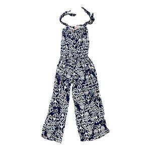 CHACH BEACH Girl's Jumpsuit Swim Blue Size 4 Smocked